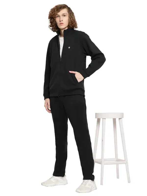Octave Men Green Fleece Tracksuits
