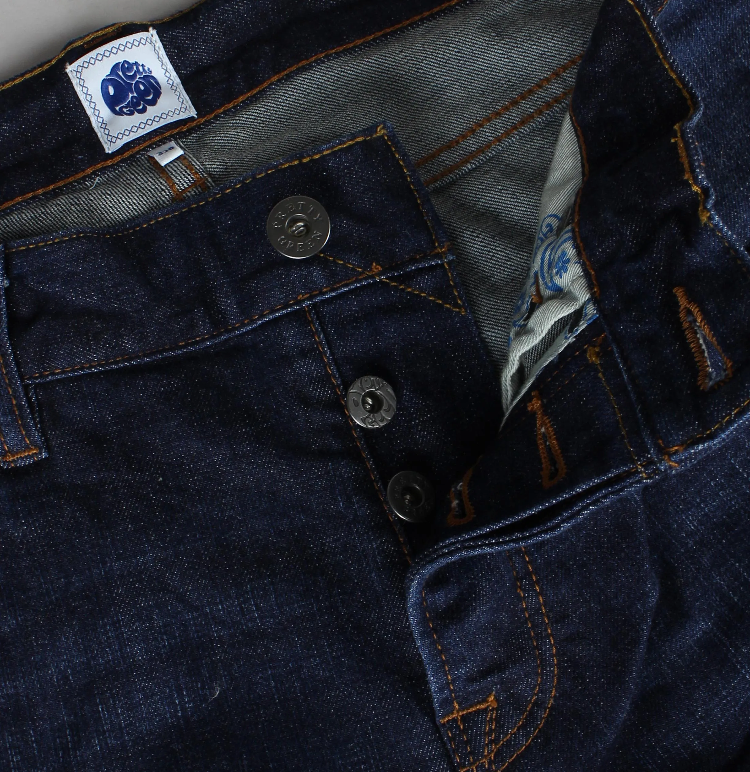Pretty Green Castlefield Skinny Fit Jeans 6 Month Wash
