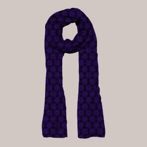 Psychedelic Scarf/Shawl (UV/RGB, Eco-Friendly, Unisex) | ENCHANT TRANCE