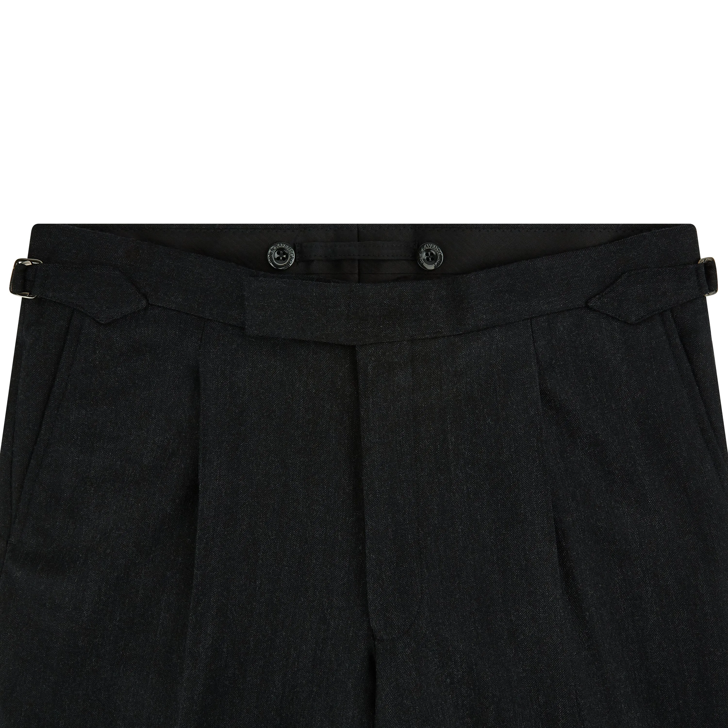 Richmond Charcoal Wide Herringbone Suit