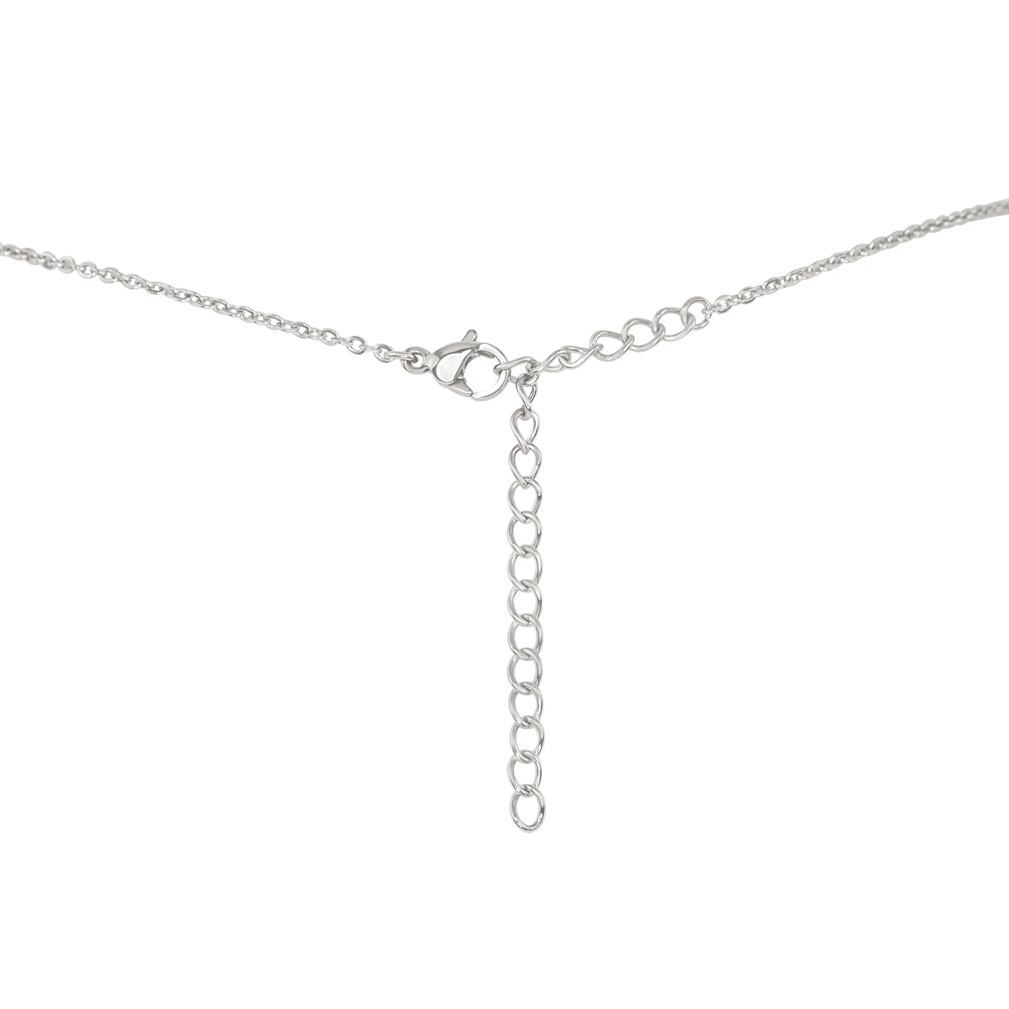 Ruby Gemstone Chain Layered Choker Necklace