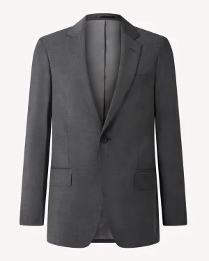 SB1 Weave Wool Suit Charcoal Grey