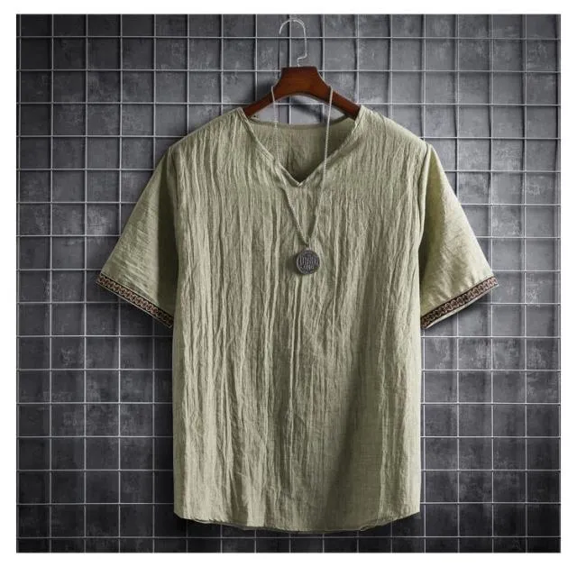 Summer Men's Shirts Plain Color Korean Fashion Men Short Sleeve Hawaii Short Sleeve Shirt Light Weight Clothing M-XL5