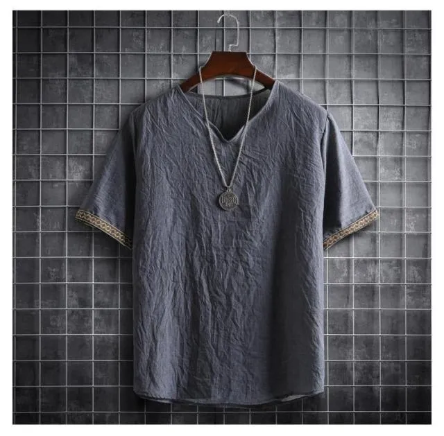 Summer Men's Shirts Plain Color Korean Fashion Men Short Sleeve Hawaii Short Sleeve Shirt Light Weight Clothing M-XL5