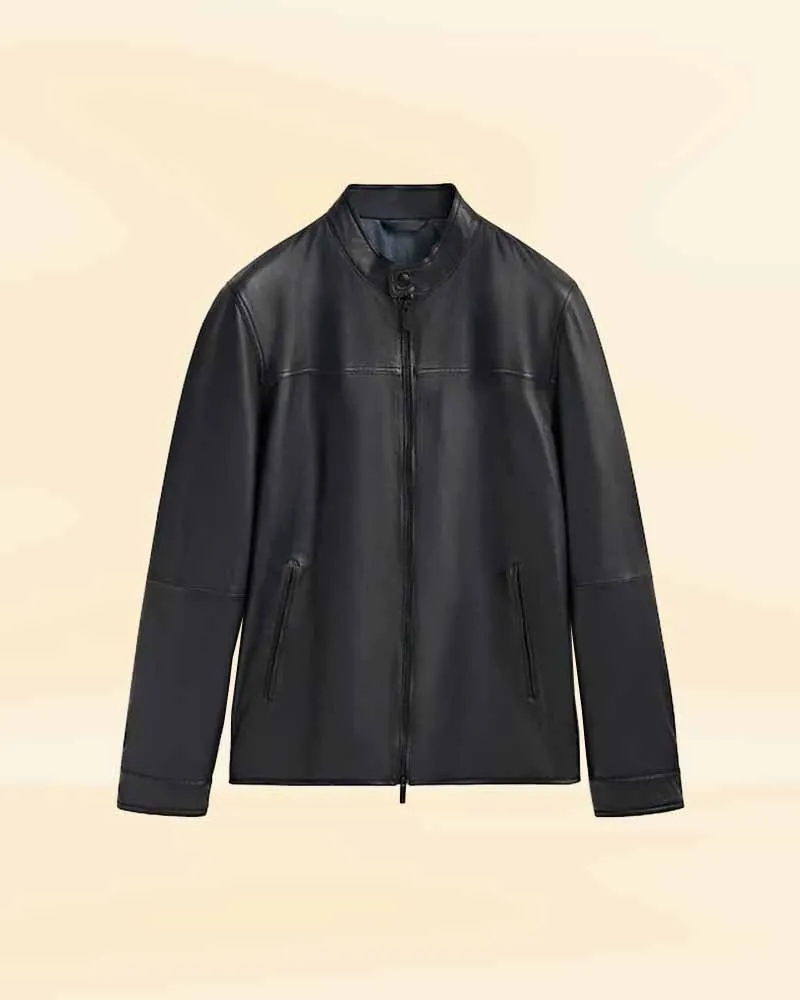 The Midnight Maverick leather jacket