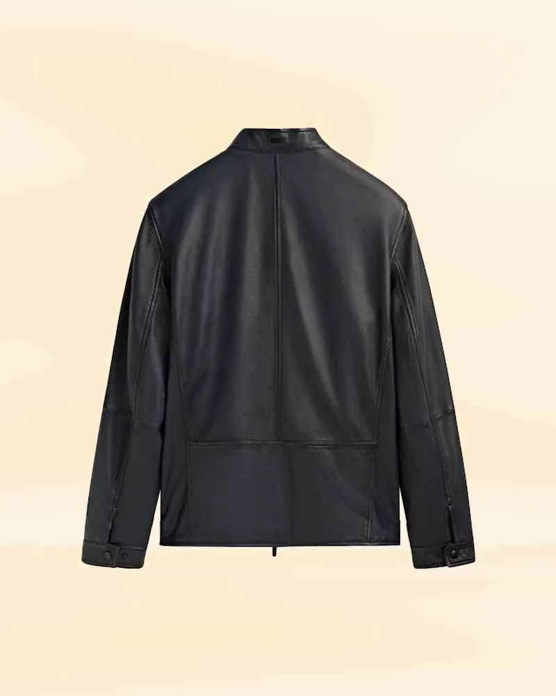 The Midnight Maverick leather jacket