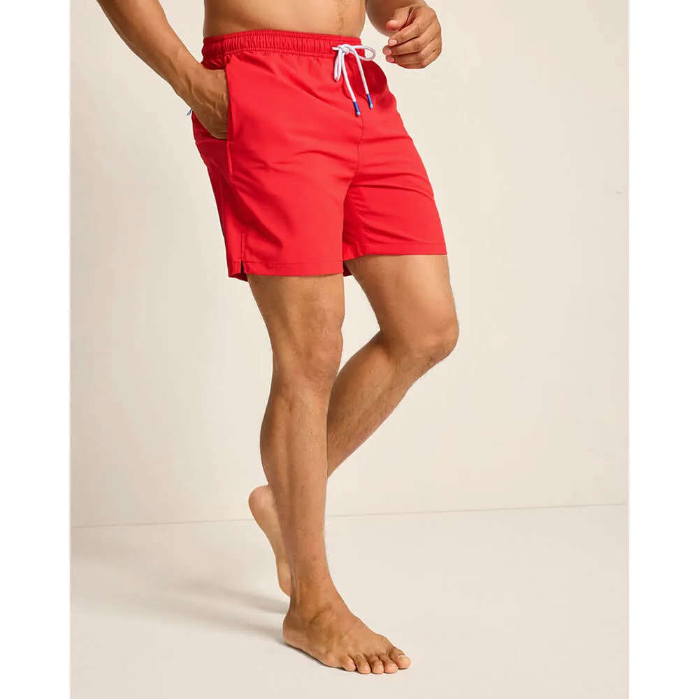 Tommy Bahama 6-Inch Naples Bay Swim Trunks - Boomerang Red*