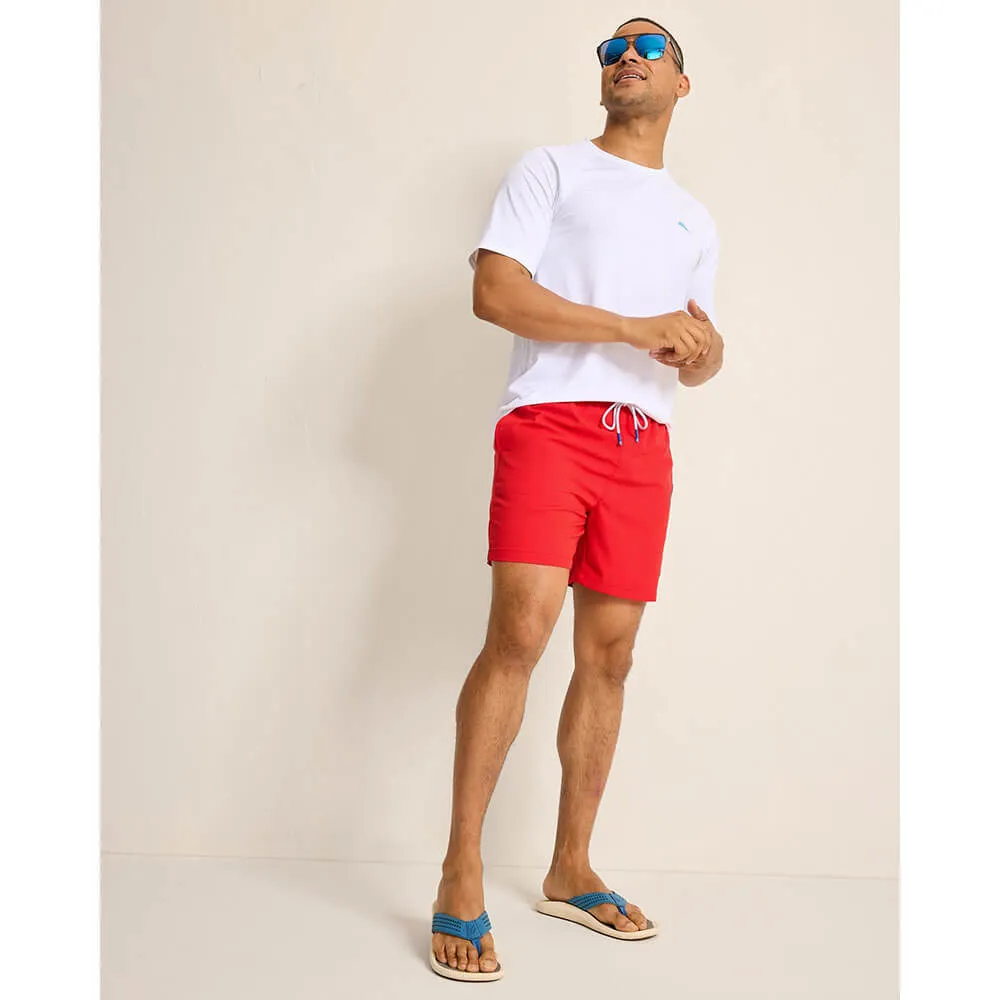Tommy Bahama 6-Inch Naples Bay Swim Trunks - Boomerang Red*