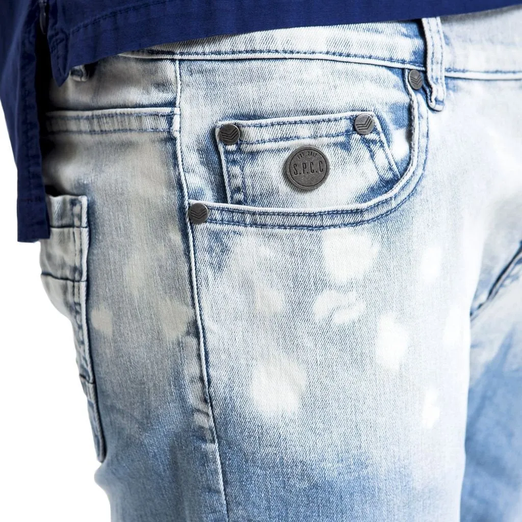 Trench Skinny - Blue Bleach