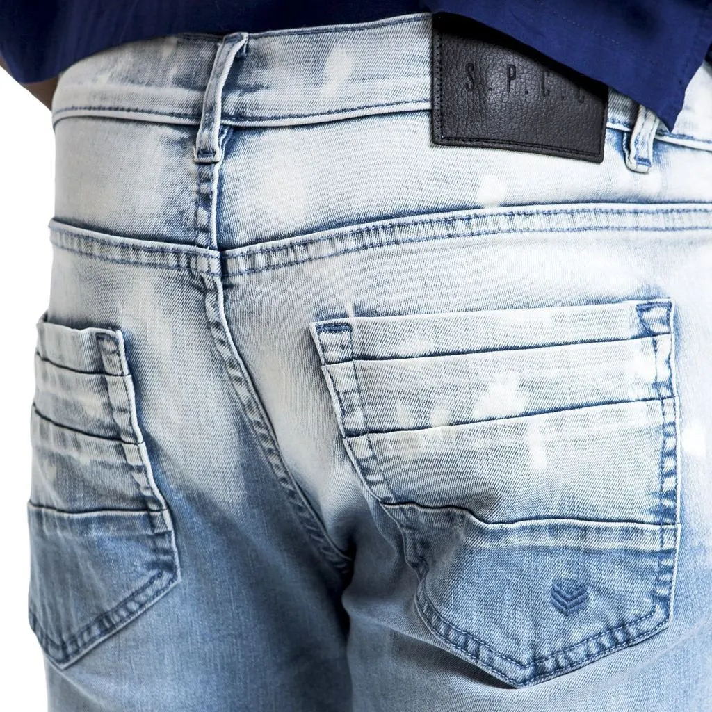 Trench Skinny - Blue Bleach