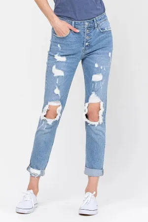 Vervet Distressed Boyfriend Jeans