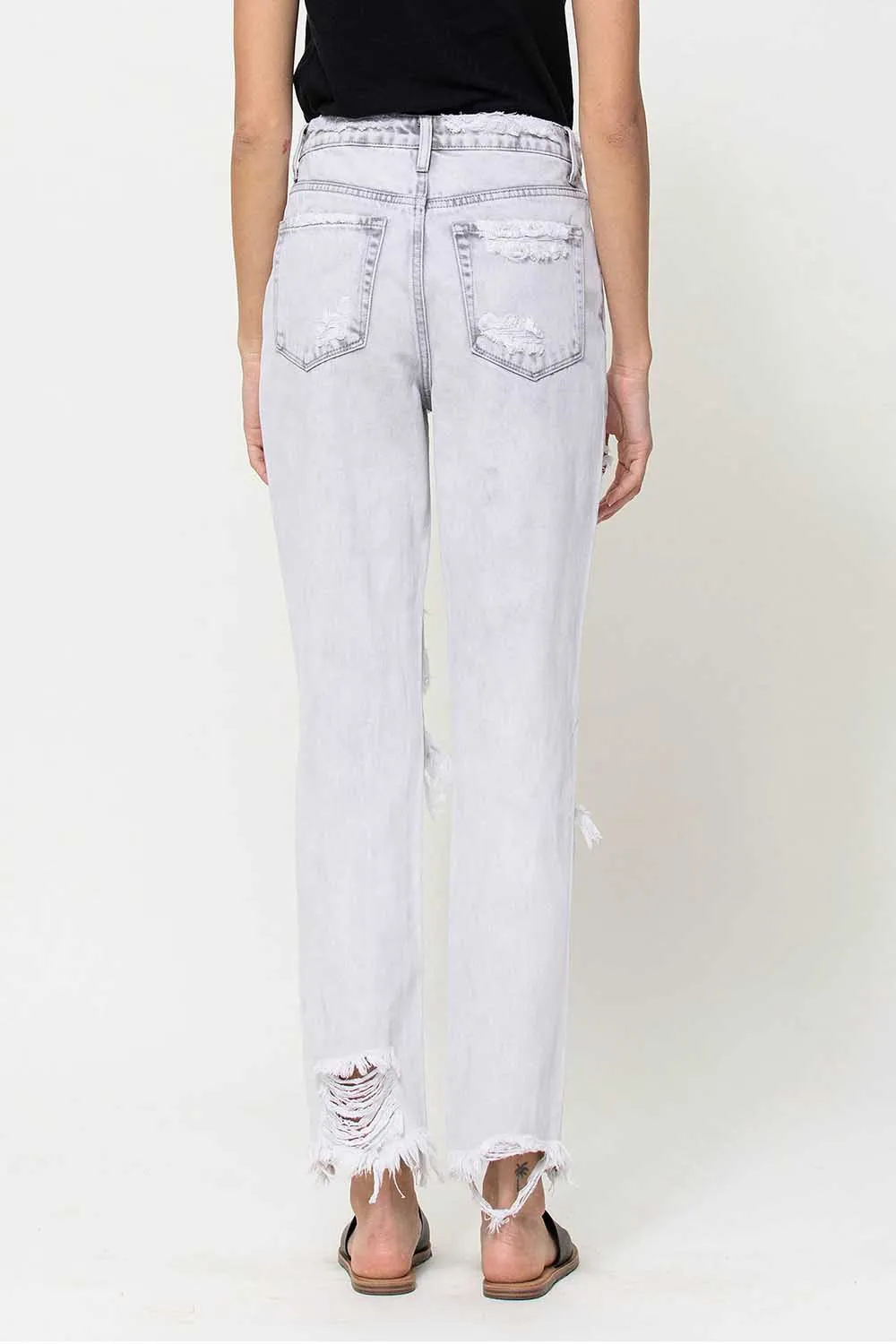 Vervet Emma Distressed High Rise Jeans