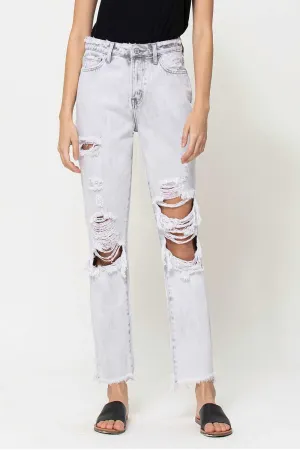 Vervet Emma Distressed High Rise Jeans